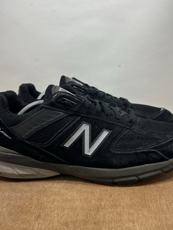 New Balance 990v5 Black Silver White Running Athletic M990BK5 Men Size 11.5 D